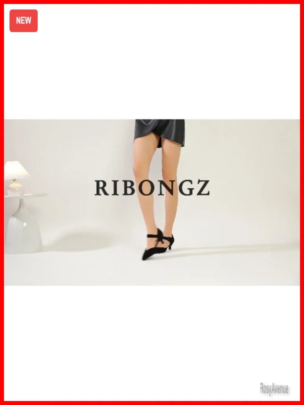 Kitten Heels Pointed Closed Toe Ankle Strap Buckle Low Heel Pumps